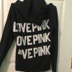 Victoria Secret’s zip up hoodie